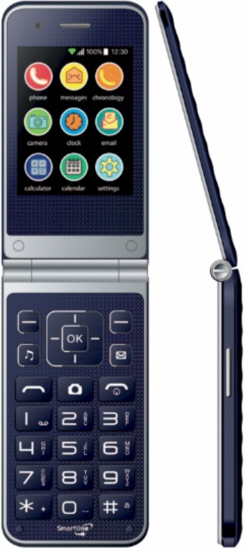 TECNOSHOP Cellulare a conchiglia Headway SmartOne S1 nero